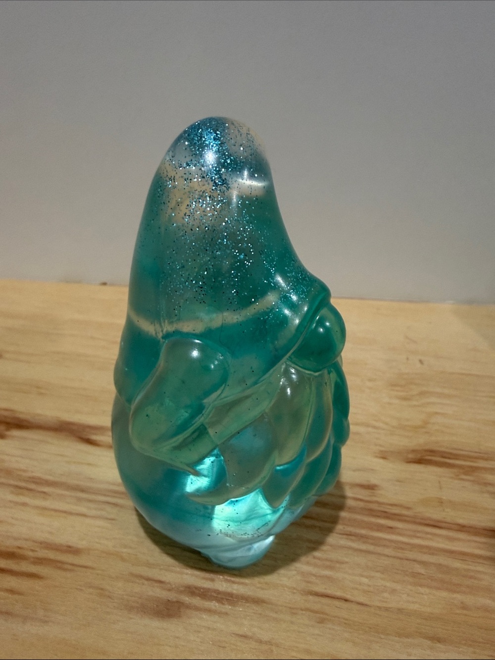 Aqua Resin Gnome Figurine Decorative Accent - Picture 2 of 8